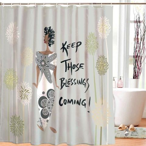 Keep Those Blessings Coming Shower Curtain